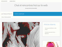 Tablet Screenshot of chatrencontrehot.com